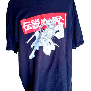 Legendary black short sleeve tee shirt, XL